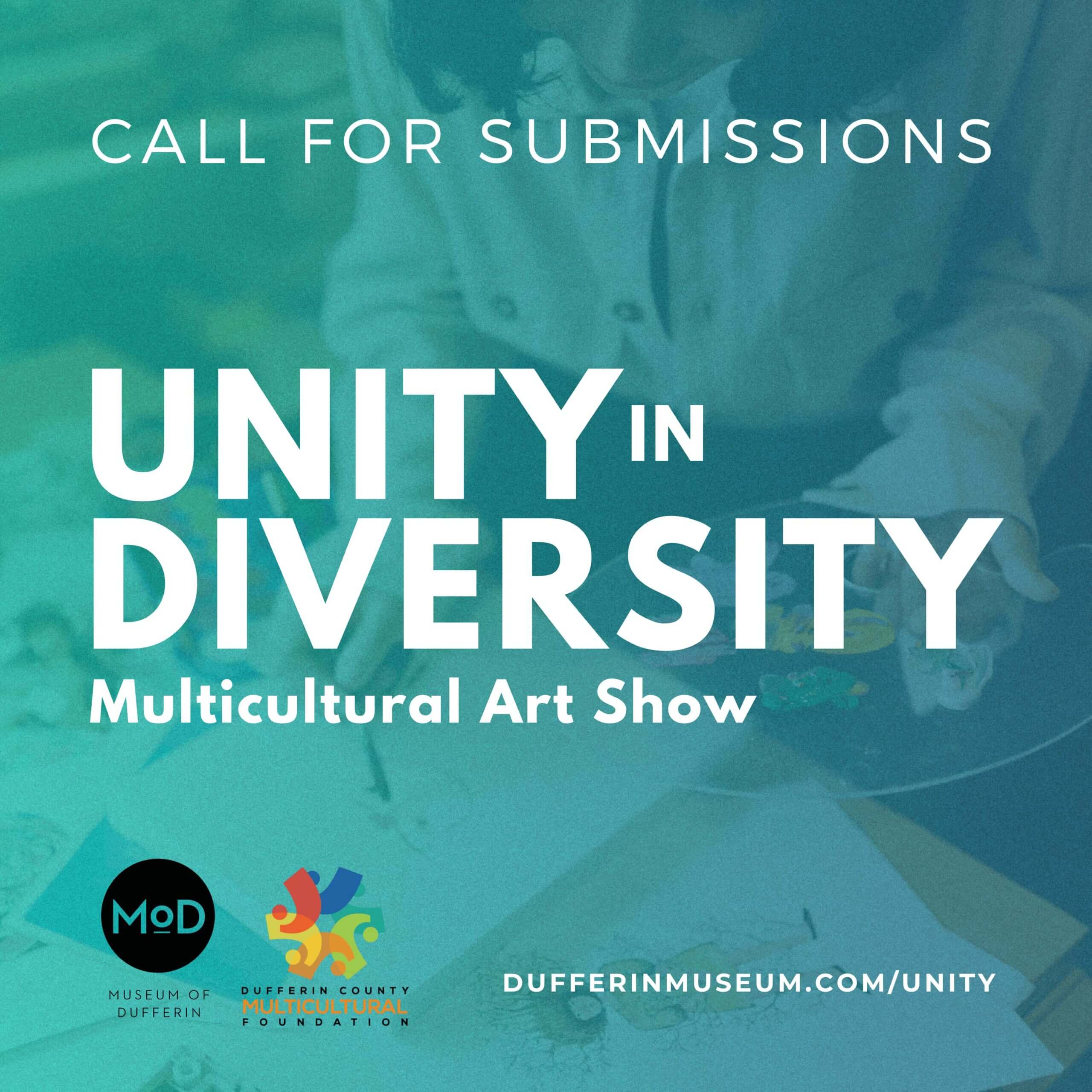 Unity in Diversity Multicultural Art Show banner Unity in Diversity Multicultural Art Show banner
