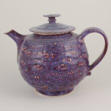 Purple clay tea pot.