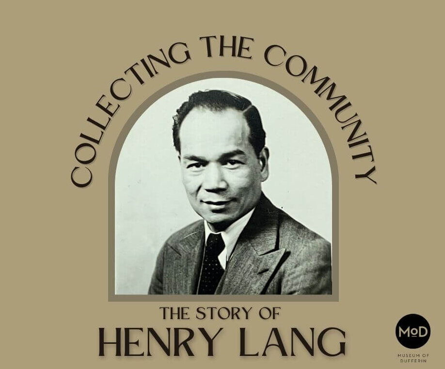 Image of Henry Lang and the text "Collecting the Community: The Story of Henry Lang"