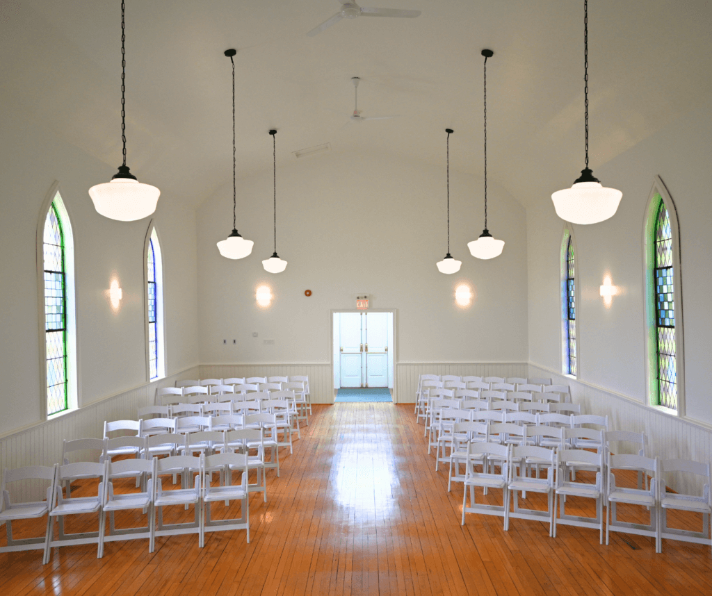 Stage View of Church Interior