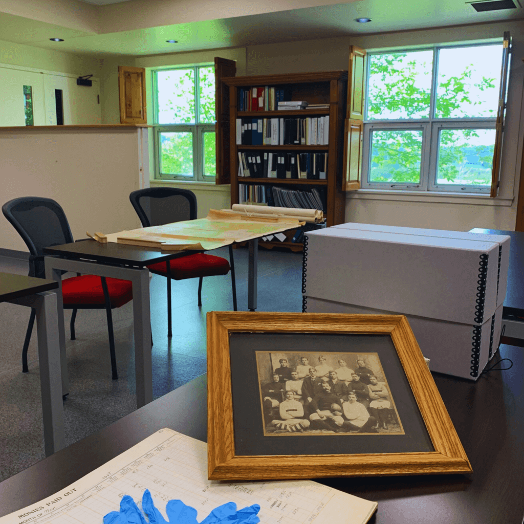 interior of a classroom